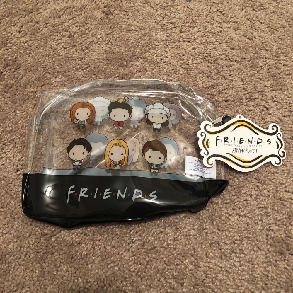 NWT Friends TV Show zippered pouch